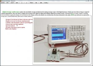 Image of an screen with an osciliscope